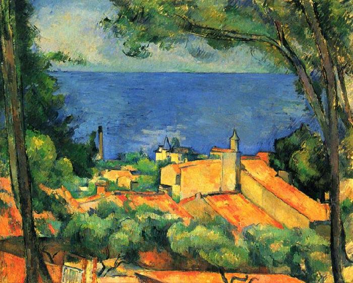Paul Cezanne L Estaque Germany oil painting art